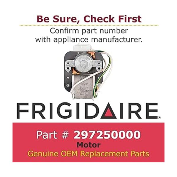Frigidaire 297250000 Motor Evaporador Ventilador Motot_2