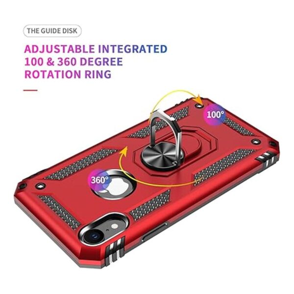 SunStory Funda compatible con iPhone XR con protector de_2