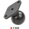 Ram Mount 2.43 x 1.31 inches Diamond Base con Bola de 1.5_2