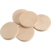 SINJEUN Paquete de 100 monedas redondas de madera de 1.5_5