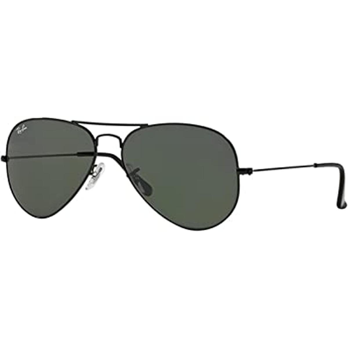 RayBan RB 3025 Aviator Black con lente gris verde G15