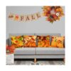 Juego de 4 fundas de almohada de otoño de 18 x 18