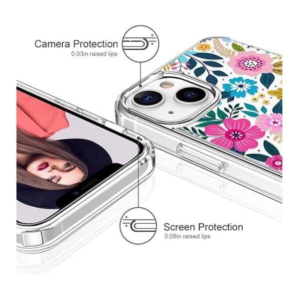 ICEDIO Funda para iPhone 13 con protector de pantalla_2