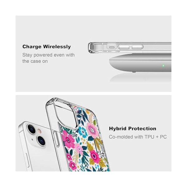 ICEDIO Funda para iPhone 13 con protector de pantalla_3