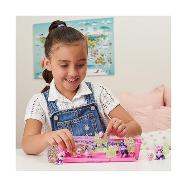 Hatchimals CollEGGtibles Cartón familiar de lobo con_3