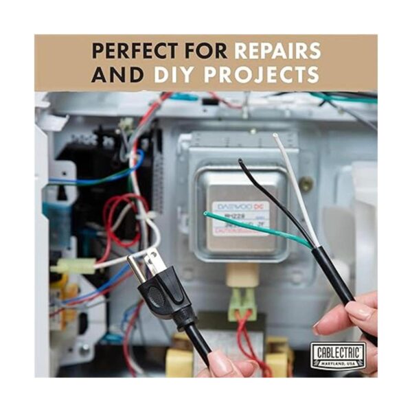 Cablectric Cable de repuesto de 10 pies y 12 AWG con_4