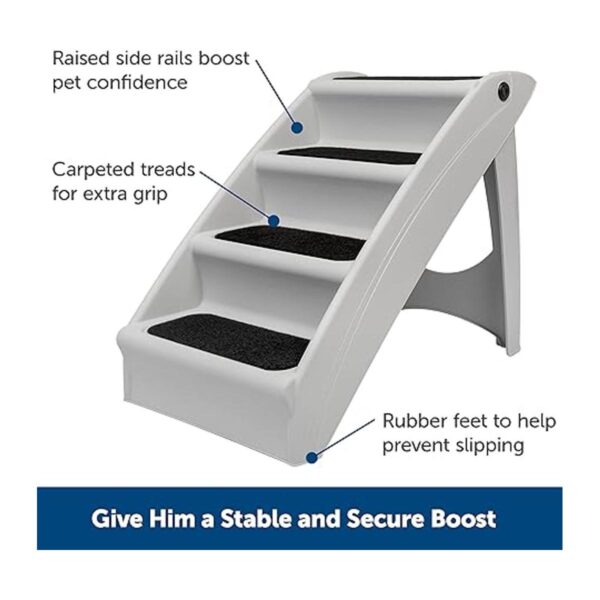 PetSafe CozyUp Folding Dog Stairs Pet Steps for_4