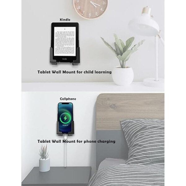 Soporte de pared para teléfono de carga para mesita de_2