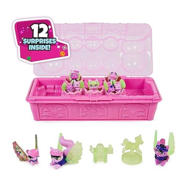 Hatchimals CollEGGtibles Cartón familiar de lobo con_6