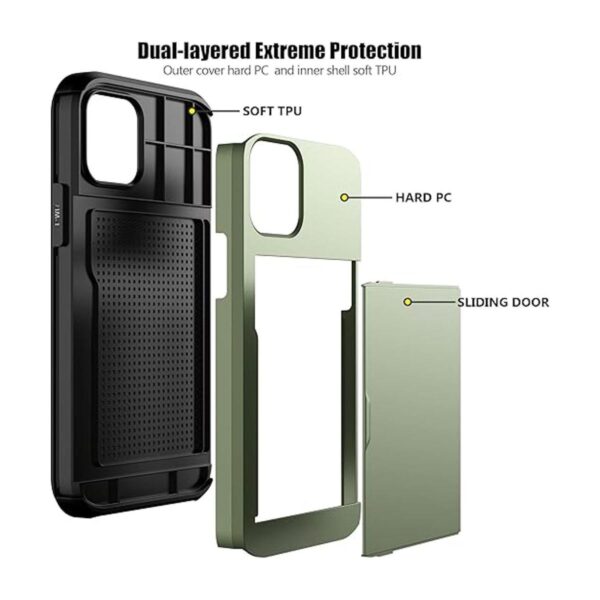 Nvollnoe Funda para iPhone 12 iPhone 12 Pro con soporte_3