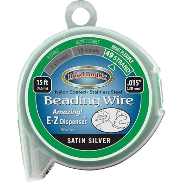 Bead Buddy 49 Strand 018 15 ft Bead Stringing alambre