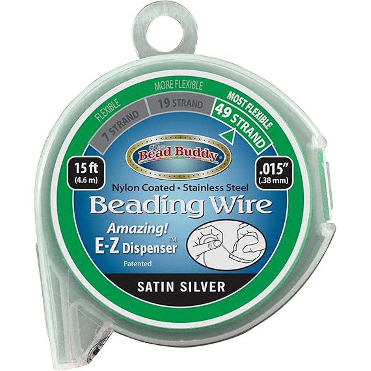 Bead Buddy 49 Strand 018 15 ft Bead Stringing alambre