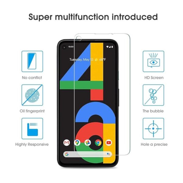 OMOTON Protector de pantalla para Google Pixel 4a no_5