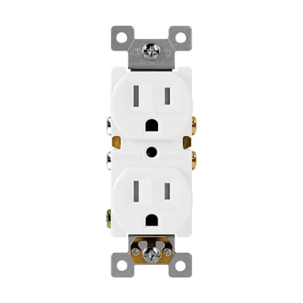 Toma de corriente doble ENERLITES toma eléctrica para