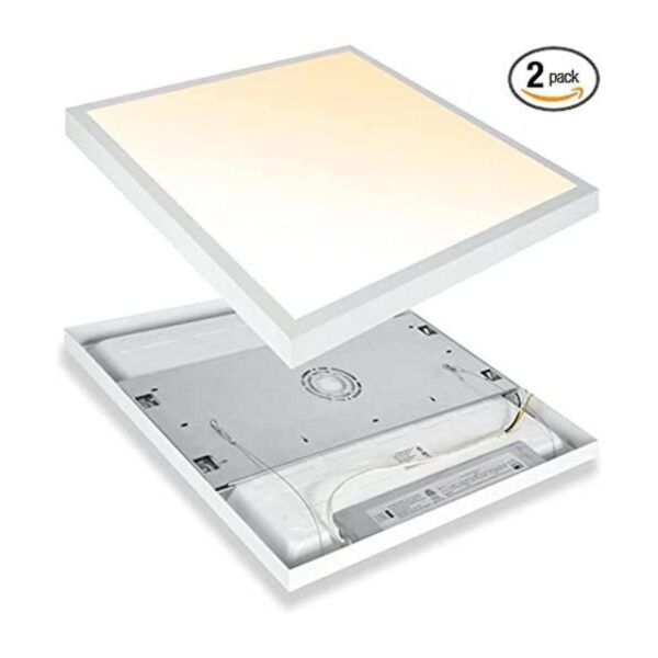 Mcacggo Panel de luz LED de montaje en superficie de 2 x 2_1