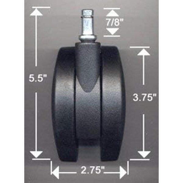 Miracle Caster. extragrande Silla Ruedas. 4 Conjunto de_3