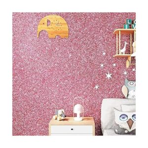 FunStick Papel tapiz con purpurina rosa para pegar y