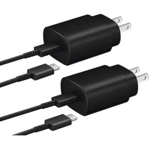 Samsung Cargador USB C PD de 25 W súper rápido con cable_1