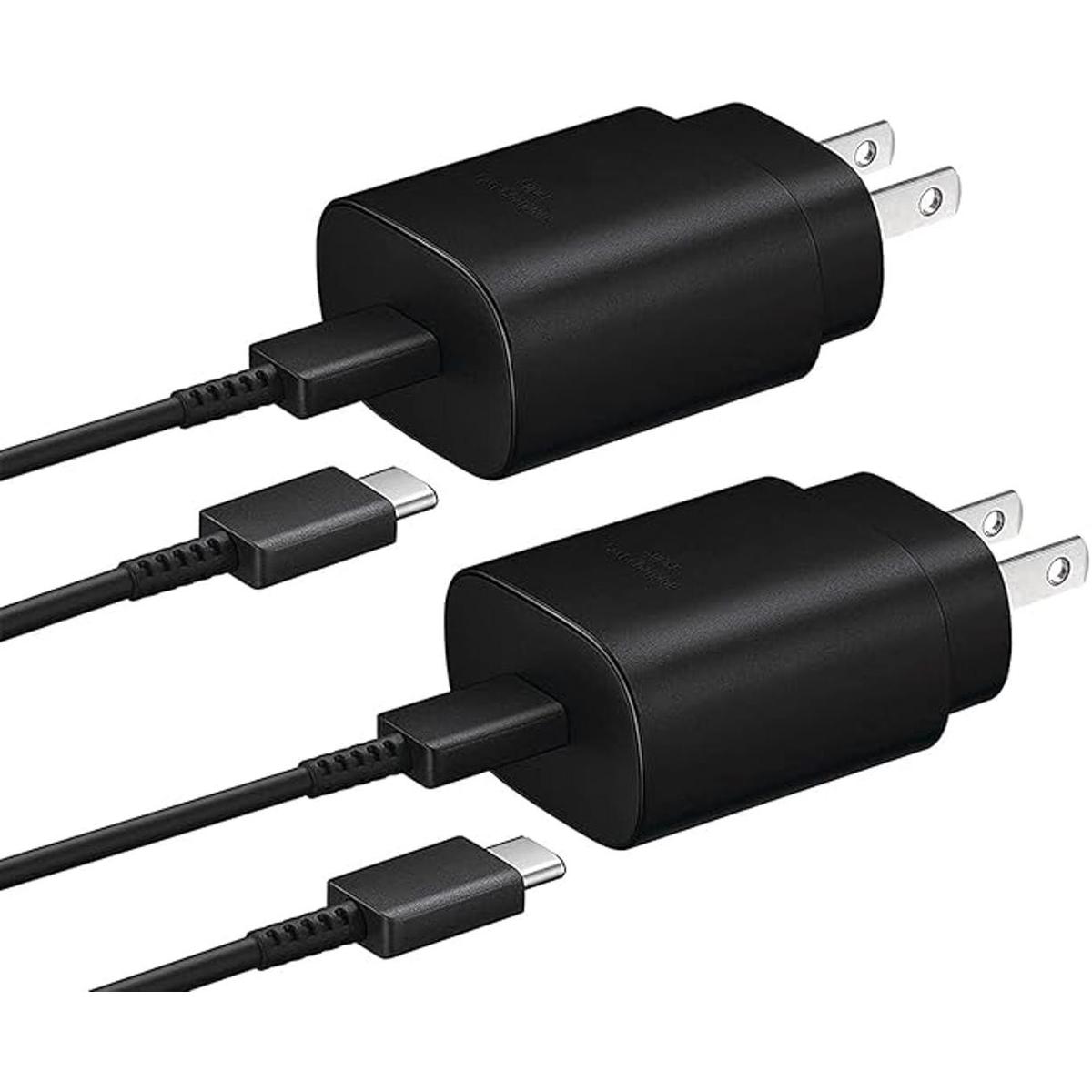 Samsung Cargador USB C PD de 25 W súper rápido con cable