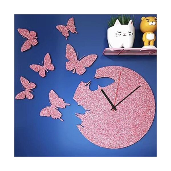 FunStick Papel tapiz con purpurina rosa para pegar y