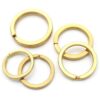 CRAFTMEMORE 4 llaveros de latón macizo con conector de_3