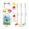 Liberry Juego de golf para niños palos de golf de juguete_4