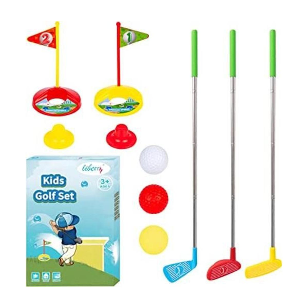 Liberry Juego de golf para niños palos de golf de juguete