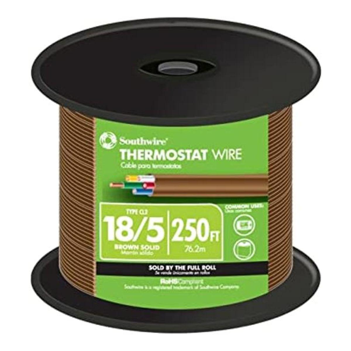 Woods 64169644 Cable de termostato color marrón