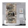 DORCEV Cortina de ducha Happy Camper RV de 48 x 72_1