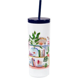 Kate Spade New York Vaso aislado con popote reutilizable_1