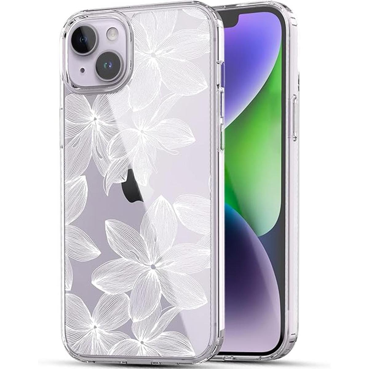 RANZ Funda para iPhone 14 antiarañazos a prueba de