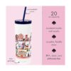 Kate Spade New York Vaso aislado con popote reutilizable_2