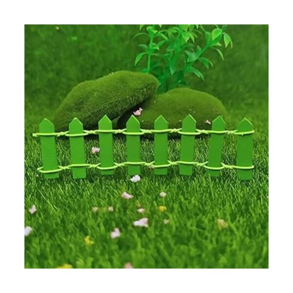 4 piezas de mini valla para jardín de hadas 35.5 pulgadas