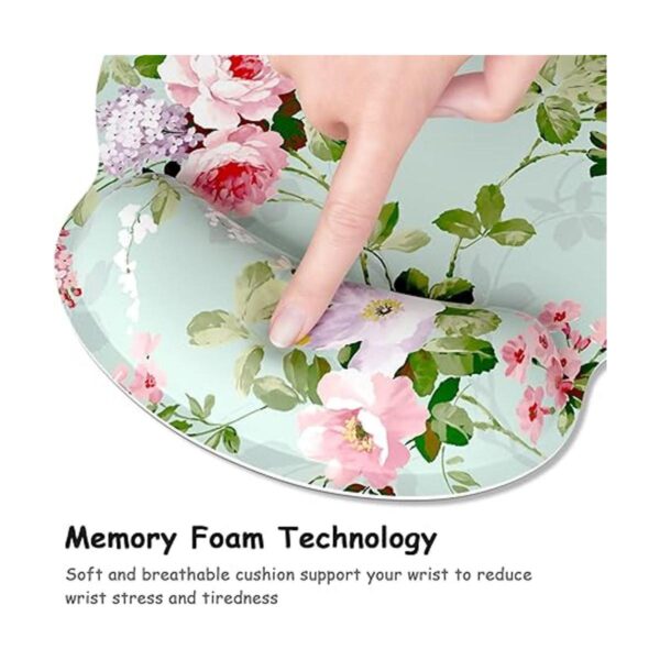 Atufsuat Alfombrilla de mouse ergonómica con soporte de_3