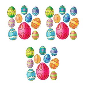 Beistle s44027az3 Huevo de Pascua Cutouts Varios Tamaños_1
