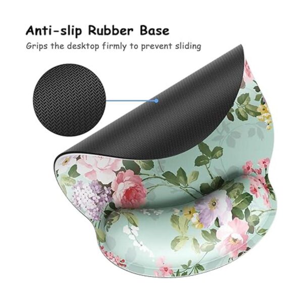Atufsuat Alfombrilla de mouse ergonómica con soporte de_4