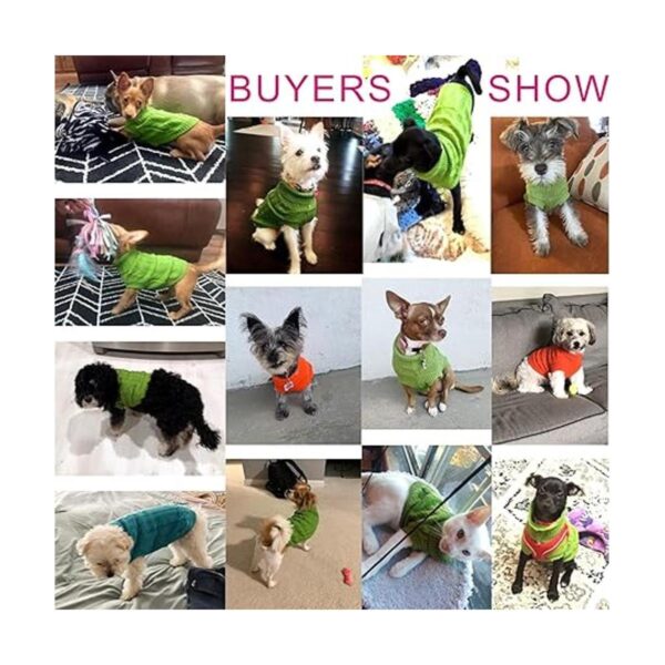 CHBORCHICEN Suéter de punto para perros pequeños suéter_2
