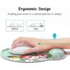 Atufsuat Alfombrilla de mouse ergonómica con soporte de_6