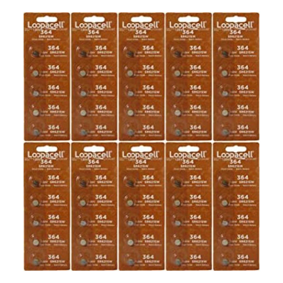 loopacell Reloj Baterías 364363 SR621SW nuevo paquete de 50