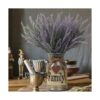 LESING Flores de lavanda artificiales con jarrón de_2