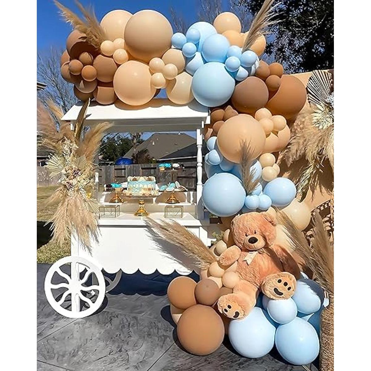Globos de oso de peluche para baby shower decoraciones de