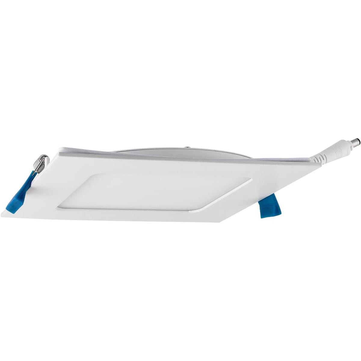 Sunlite 12W 6in Downlight LED cuadrado integrado 3000 K