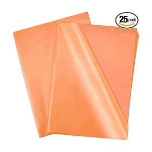 MR FIVE Papel de seda naranja metálico a granel 20 x 28_1
