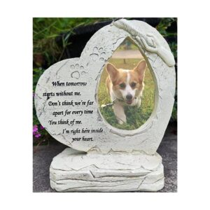 jinhuoba Piedra conmemorativa para mascotas con forma de