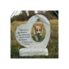 jinhuoba Piedra conmemorativa para mascotas con forma de