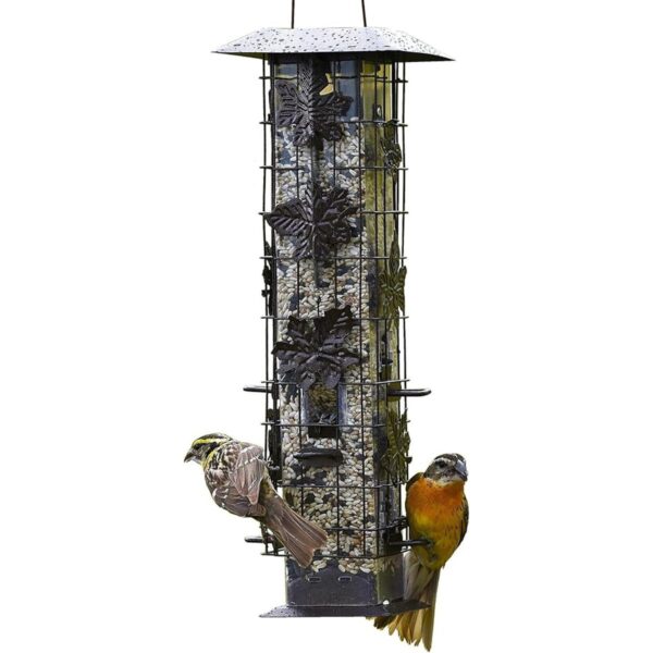 Comedero para aves antiardillas de Perky Pet Beige_1