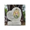 jinhuoba Piedra conmemorativa para mascotas con forma de