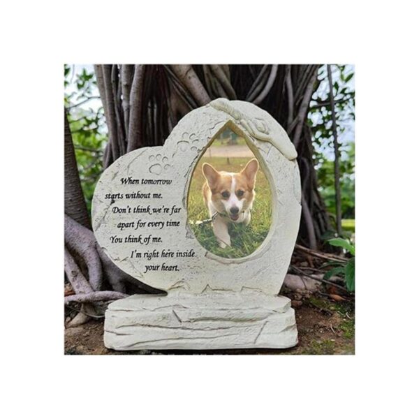 jinhuoba Piedra conmemorativa para mascotas con forma de