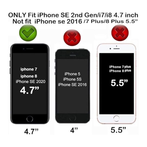 J.west Funda para iPhone SE 2022 SE 2020 iPhone 7_3