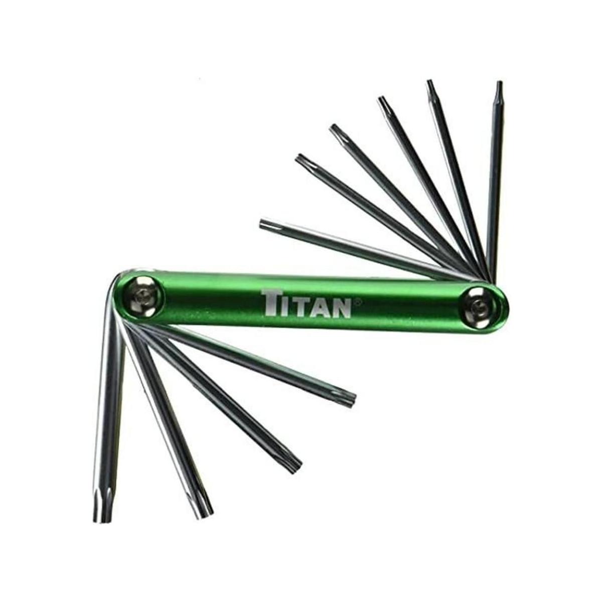 Juego de llaves Titan 12710 de tipo destornillador